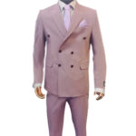 Purple double breasted