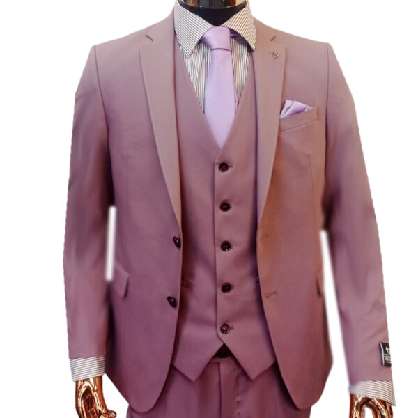 Purple single breasted